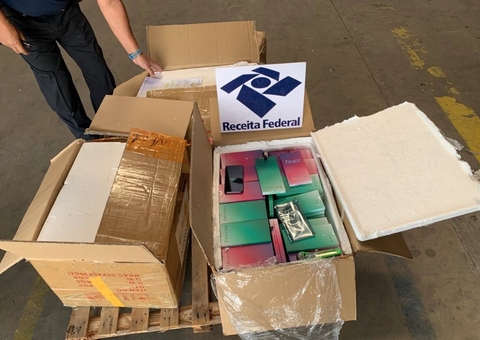 Receita Federal apreende R$ 170 mil em produtos eletroeletrônicos em Manaus