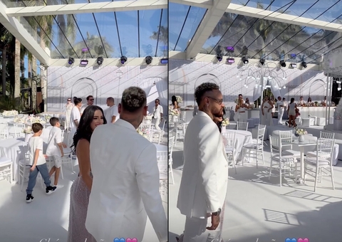 Veja imagens do chá revelação de Neymar e Bruna Biancardi