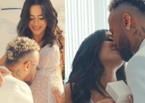 Neymar se empolga e deixa escapar nome da filha com Bruna Biancardi 
