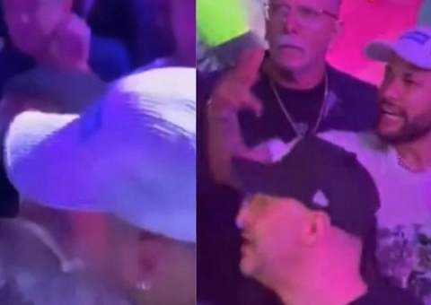 Neymar se envolve em briga durante show de Thiaguinho; Vídeo 