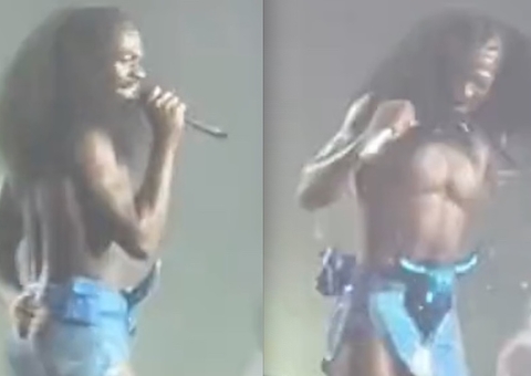 Lil Nas X é atingido por brinquedo sexual durante show na Suécia 