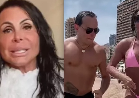 Gretchen rebate críticas sobre o corpo do marido: ‘grossura maravilhosa’