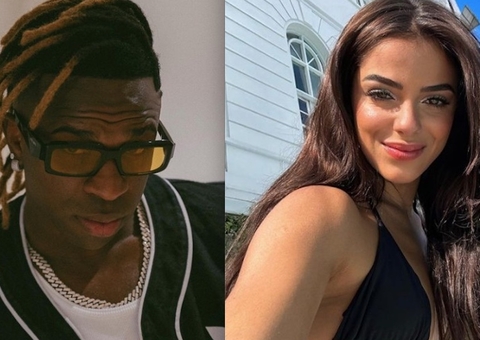 Tá rolando? Internautas notam semelhança em fotos de Vini Jr. e Key Alves 