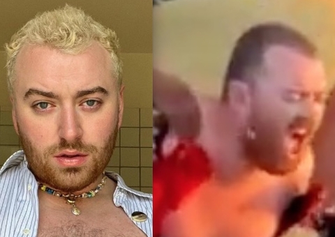 Vídeo: Sam Smith simula sexo an*l com dançarino em show e divide opiniões