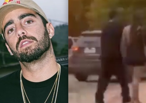 Pedro Scooby é flagrado saindo de festa de Vini Jr. com mulher; Vídeo 