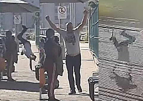 Vídeo de caminhoneiro dando pulos e cambalhotas após divórcio viraliza