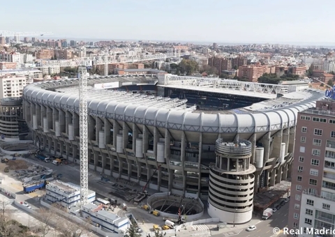 Reforma do Santiago Bernabéu já custou R$ 4,8 bilhões ao Real Madrid