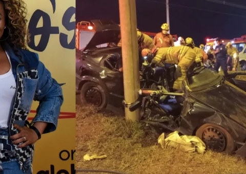 Atriz da Globo sofre grave acidente de carro 
