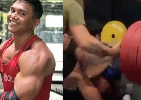 Influencer fisiculturista morre durante agachamento com barra de 210 kg 