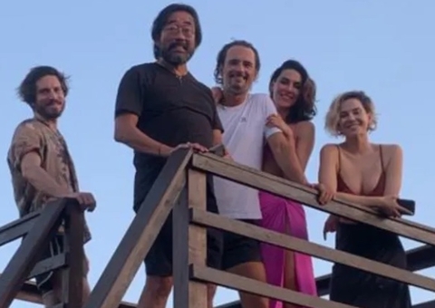 Rodrigo Santoro, Mel Fronckowiak e Tainá Müller fazem viagem pelo Amazonas