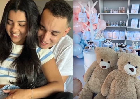 João Gomes e Ary Mirelle fazem Chá Revelação 