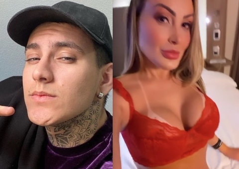 Filho de Andressa Urach elogia volta da mãe à prostituição: 'muito chata na igreja'