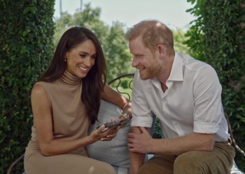 Príncipe Harry e Meghan Markle fazem rara aparição em meio a rumores de crise