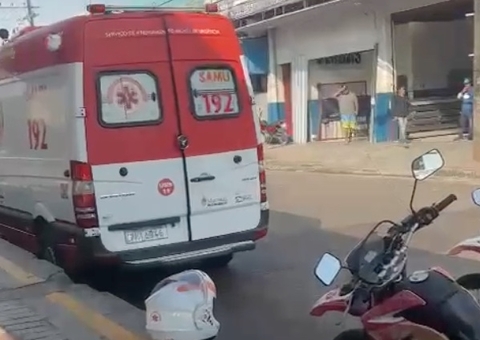 Idosa é atropelada em frente a delegacia em Manaus