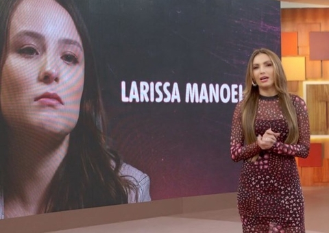 Ao vivo, Patrícia Poeta manda recado para os pais de Larissa Manoela