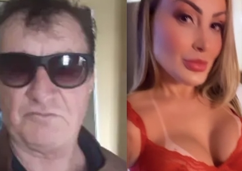 Pai de Andressa Urach xinga a filha de vagab*nda e exige exame de DNA: 'é vergonhoso'