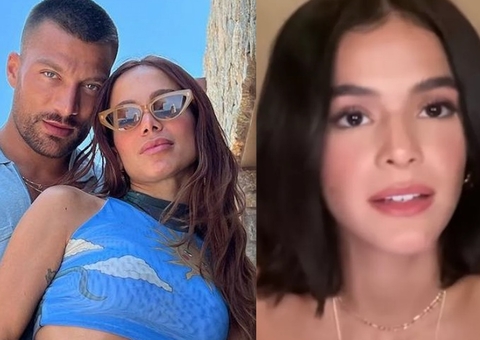 Simone Susinna explica print com nome de Bruna Marquezine e fala de Anitta 