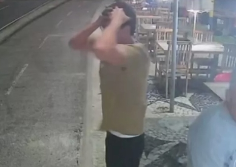 Novas imagens mostram reação de Bruno de Luca ao atropelamento de Kayky Brito