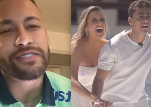 Neymar anuncia sexo do bebê do deputado bolsonarista Nikolas Ferreira; Vídeo