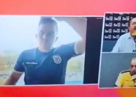 Vídeo: Jornalista se confunde e mostra amante nua durante transmissão ao vivo