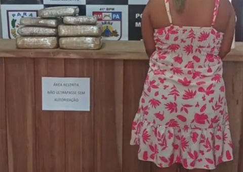 Mulher é presa em Terra Santa após sair de Manaus com 10 kg de maconha