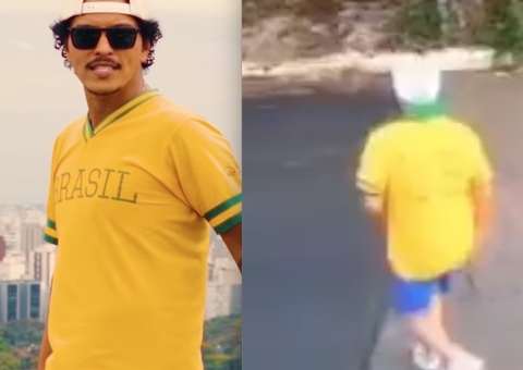 Câmera mostra gravação de Bruno Mars em São Paulo que viralizou 