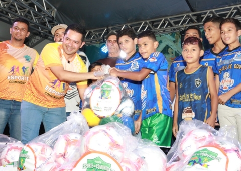 Projetos sociais recebem mais de 50 kit esportivos em Manaus