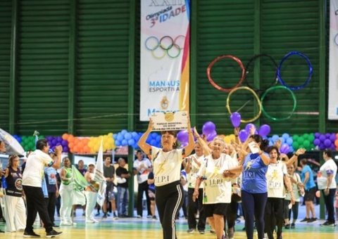 Manaus dá início a 23ª edição das Olimpíadas da Terceira Idade