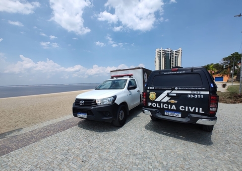 Ossada humana é encontrada na Praia da Ponta Negra em Manaus