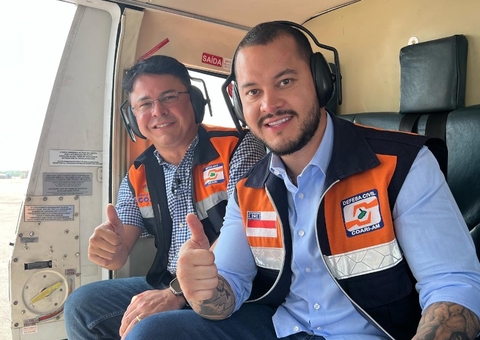 Prefeito de Coari e Adail Filho distribuem cestas básicas para moradores afetados pela estiagem