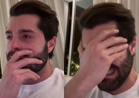 Alok chora ao falar como descobriu que o pai estava em Israel: ‘tenho pouco convívio'