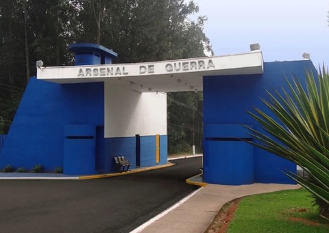 Ladrões invadem arsenal de base militar e levam 21 metralhadoras do Exército