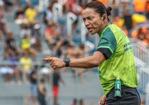 CBF escala quinteto feminino com Edina Alves no apito para final da Série C