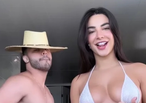 Murilo Huff comemora 4 meses de namoro com Gabriela Versiani: 'ele me acordou assim'