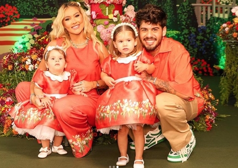 Com bolo de R$ 58 mil, Virginia e Zé Felipe comemoram aniversário de 1 ano da filha