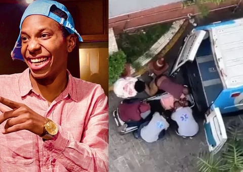 Lucas Penteado tem crise e é levado de ambulância; vídeo preocupa fãs