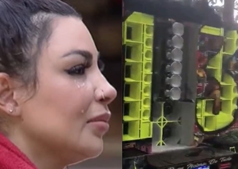 Carro de som envia mensagem para participantes de A Fazenda e sinal é cortado