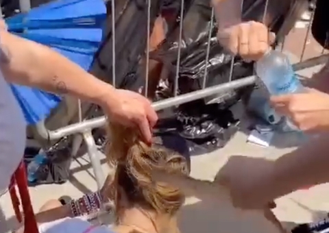 Fãs passam mal com calor de 37ºC em fila para o show do RBD no RJ