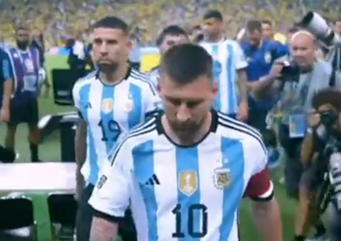 Messi abandona gramados e diz que não jogará contra o Brasil após porradaria