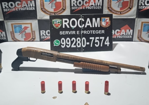 Adolescente é baleado e trio acaba preso com armas em Manaus