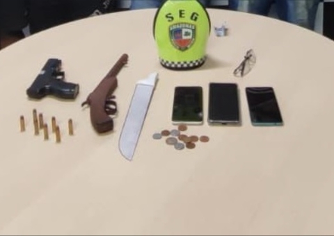 Grupo é preso suspeito de assaltos a ônibus coletivos em Manaus