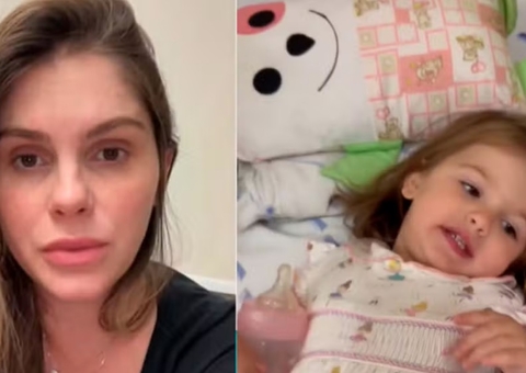 Filha de Bárbara Evans faz fisioterapia após cirurgia no pulmão 