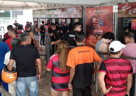 Mais de 35 mil ingressos são vendidos para Flamengo x Audax em Manaus 