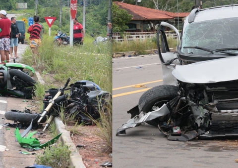 Motociclistas foram atingidos em efeito cascata em acidente na AM-070; um morreu