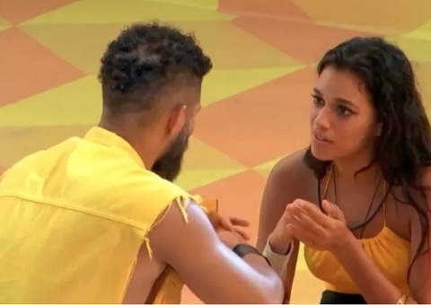 Alane ‘aumenta’ conversa com Juninho para Leidy: ‘pegaria lá fora’