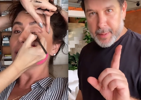 Giovanna Antonelli 'invade' casa do ex, Murilo Benicio: 'a minha estava dedetizando'; vídeo