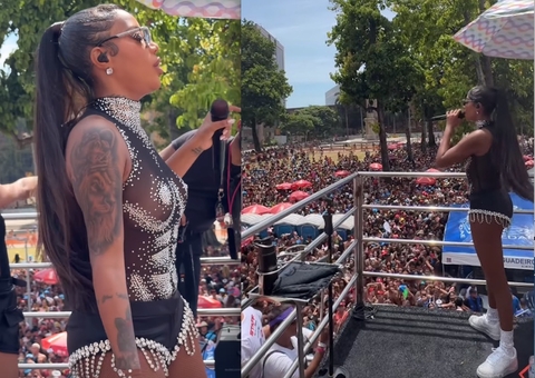 Fãs passam mal e Ludmilla encerra bloco mais cedo no Rio 