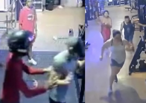 Pânico e correria: Criminosos assaltam alunos em academia na Cidade Nova 