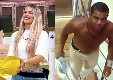 Davi resmunga após Yasmin se livrar do Paredão no Bate e Volta
