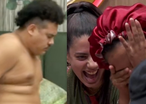 Brothers despertam ao som de ‘Infiel’ e Fernanda e Pitel caem na gargalhada